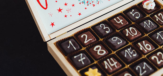 Bedruckte Adventskalender für Kitas