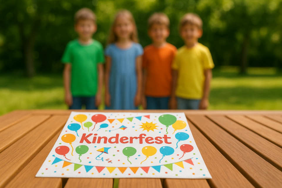 Bedruckte Servietten für Kinderfeste